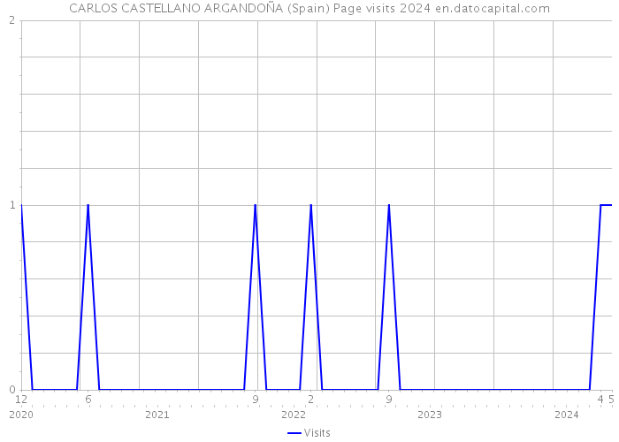 CARLOS CASTELLANO ARGANDOÑA (Spain) Page visits 2024 