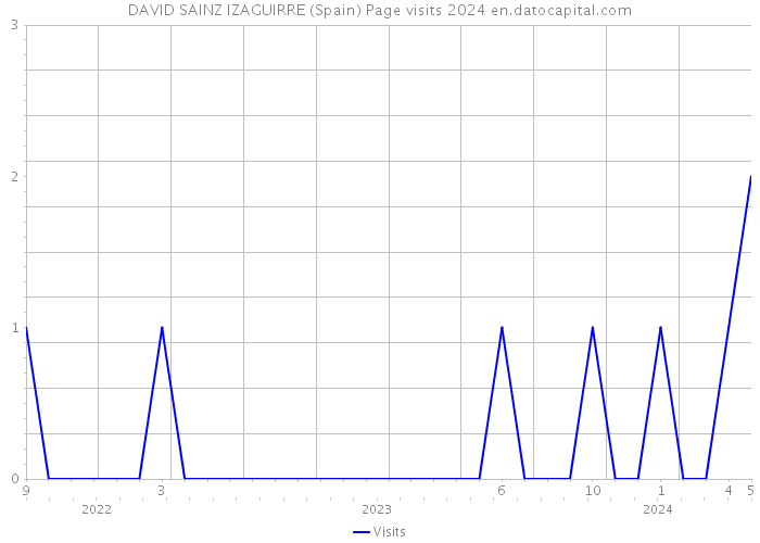 DAVID SAINZ IZAGUIRRE (Spain) Page visits 2024 
