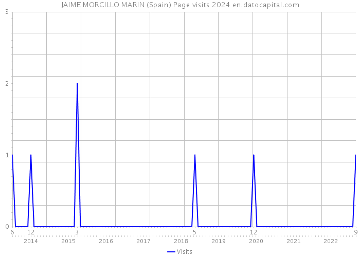 JAIME MORCILLO MARIN (Spain) Page visits 2024 