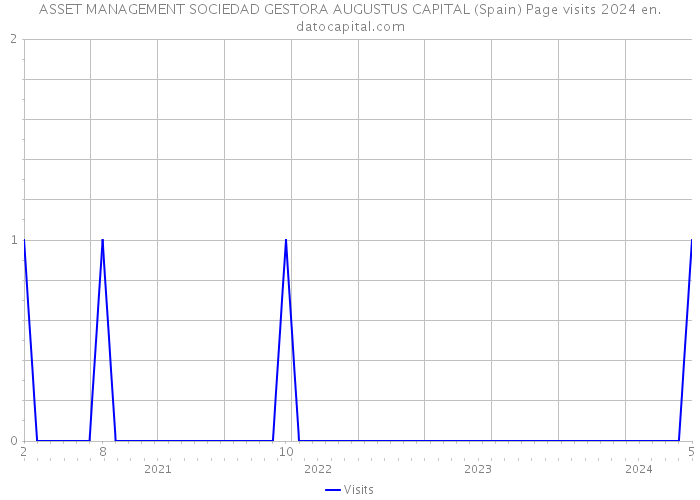 ASSET MANAGEMENT SOCIEDAD GESTORA AUGUSTUS CAPITAL (Spain) Page visits 2024 