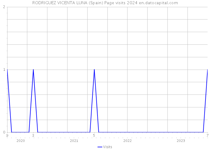 RODRIGUEZ VICENTA LUNA (Spain) Page visits 2024 