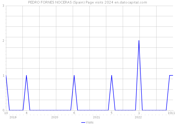 PEDRO FORNES NOCERAS (Spain) Page visits 2024 