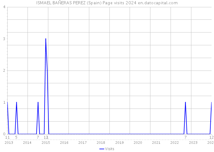 ISMAEL BAÑERAS PEREZ (Spain) Page visits 2024 