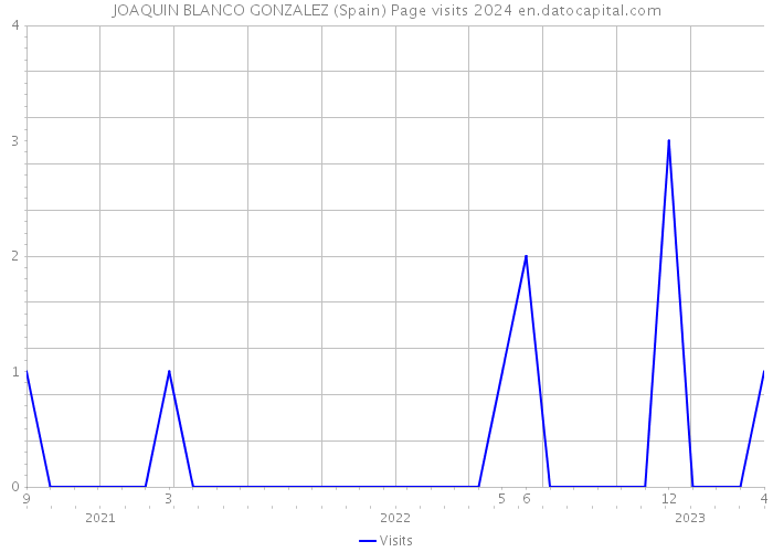 JOAQUIN BLANCO GONZALEZ (Spain) Page visits 2024 