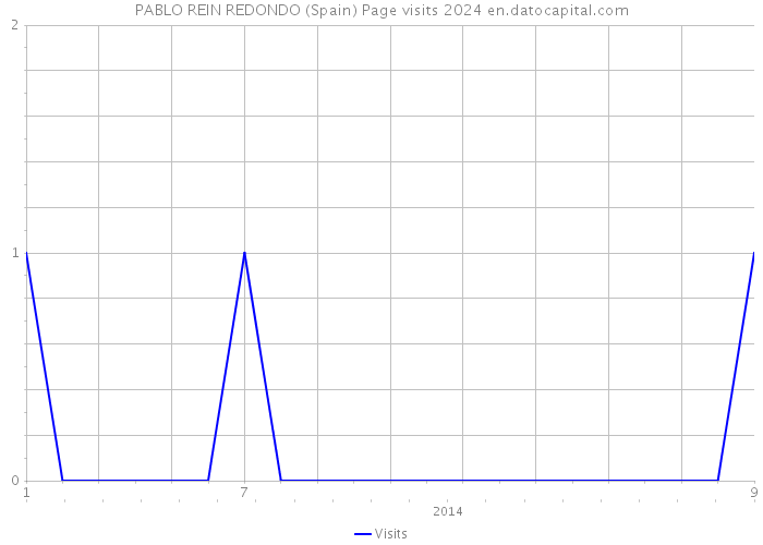 PABLO REIN REDONDO (Spain) Page visits 2024 