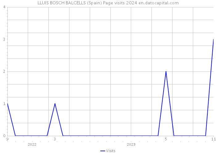 LLUIS BOSCH BALCELLS (Spain) Page visits 2024 