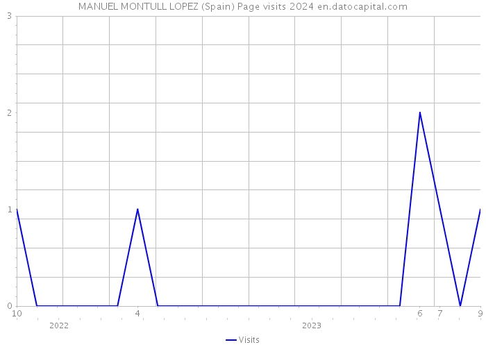 MANUEL MONTULL LOPEZ (Spain) Page visits 2024 