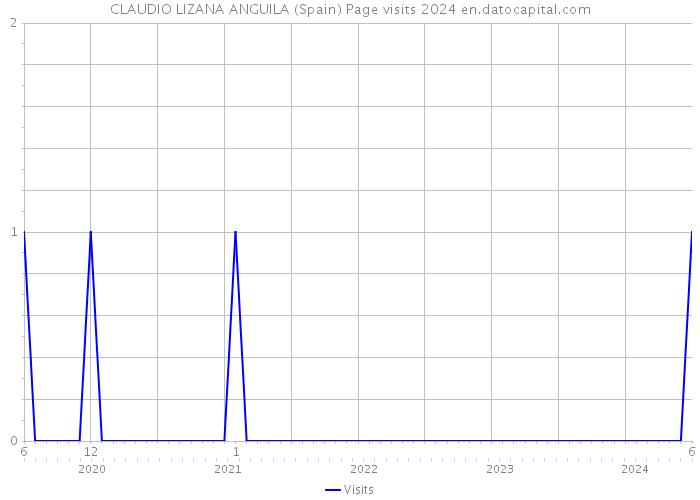 CLAUDIO LIZANA ANGUILA (Spain) Page visits 2024 