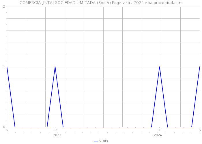 COMERCIA JINTAI SOCIEDAD LIMITADA (Spain) Page visits 2024 
