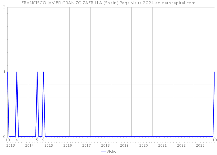 FRANCISCO JAVIER GRANIZO ZAFRILLA (Spain) Page visits 2024 