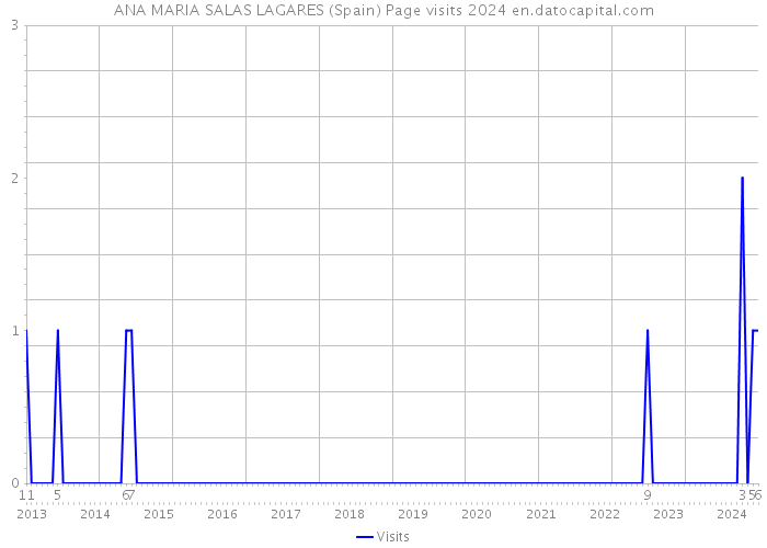 ANA MARIA SALAS LAGARES (Spain) Page visits 2024 