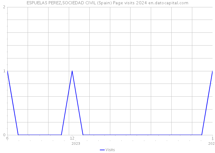 ESPUELAS PEREZ,SOCIEDAD CIVIL (Spain) Page visits 2024 