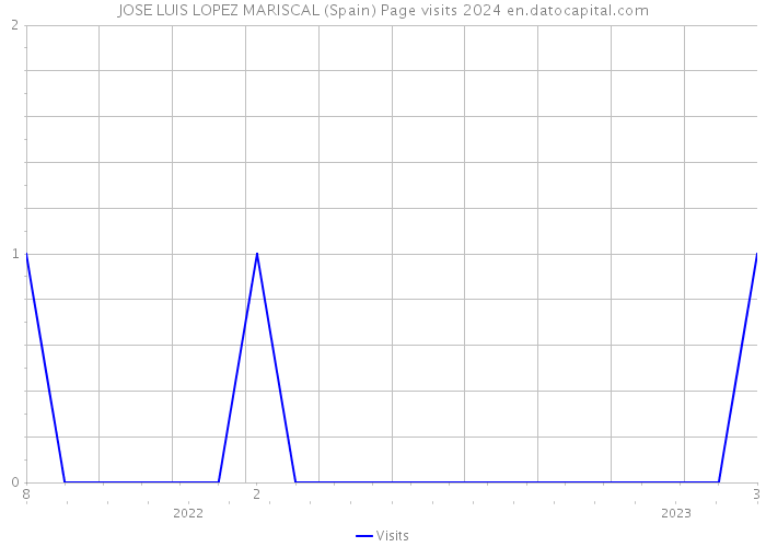 JOSE LUIS LOPEZ MARISCAL (Spain) Page visits 2024 
