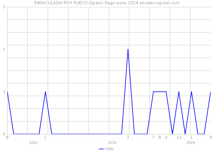 INMACULADA ROY PUEYO (Spain) Page visits 2024 