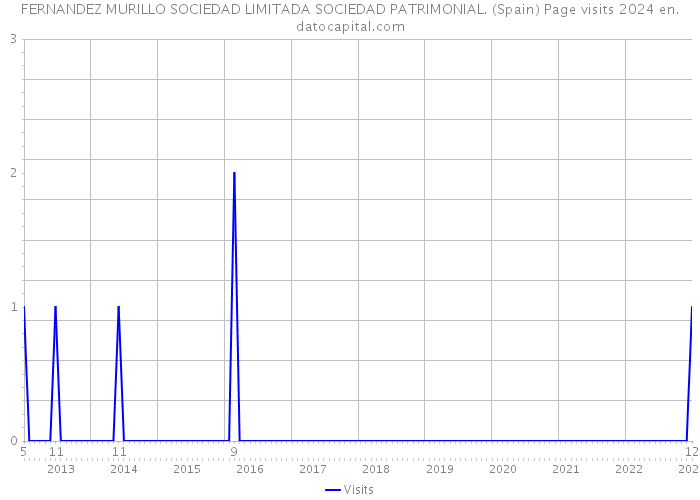 FERNANDEZ MURILLO SOCIEDAD LIMITADA SOCIEDAD PATRIMONIAL. (Spain) Page visits 2024 