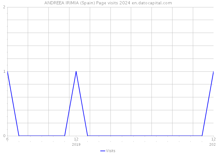 ANDREEA IRIMIA (Spain) Page visits 2024 