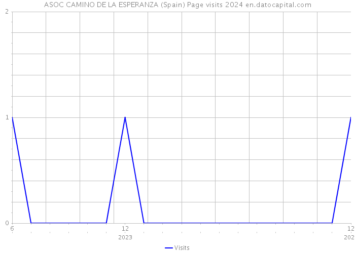 ASOC CAMINO DE LA ESPERANZA (Spain) Page visits 2024 