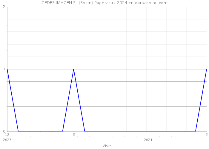 CEDES IMAGEN SL (Spain) Page visits 2024 