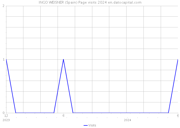 INGO WEISNER (Spain) Page visits 2024 