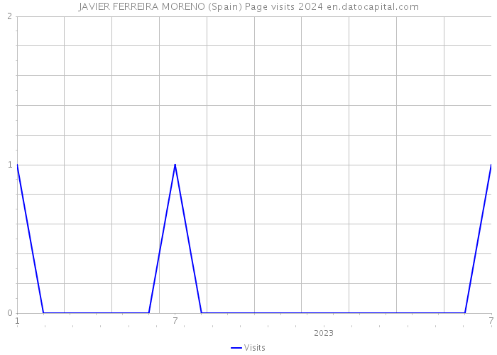 JAVIER FERREIRA MORENO (Spain) Page visits 2024 