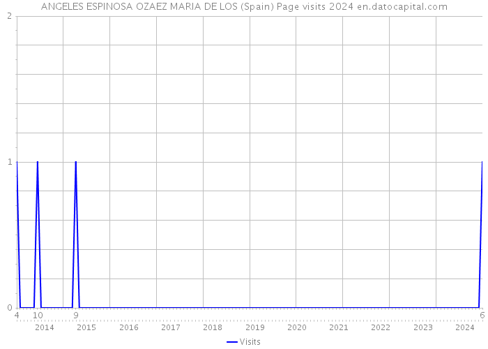 ANGELES ESPINOSA OZAEZ MARIA DE LOS (Spain) Page visits 2024 