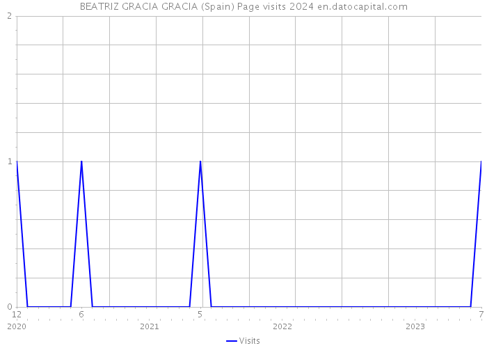 BEATRIZ GRACIA GRACIA (Spain) Page visits 2024 