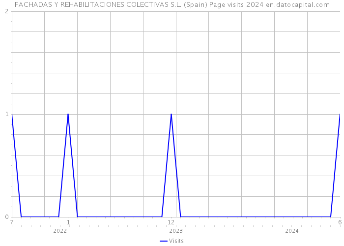 FACHADAS Y REHABILITACIONES COLECTIVAS S.L. (Spain) Page visits 2024 