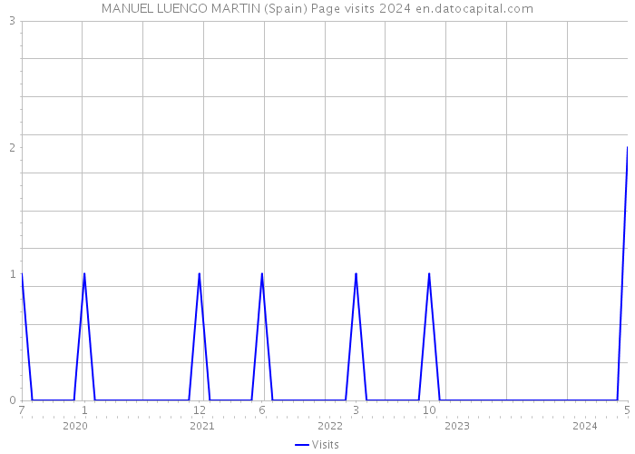 MANUEL LUENGO MARTIN (Spain) Page visits 2024 
