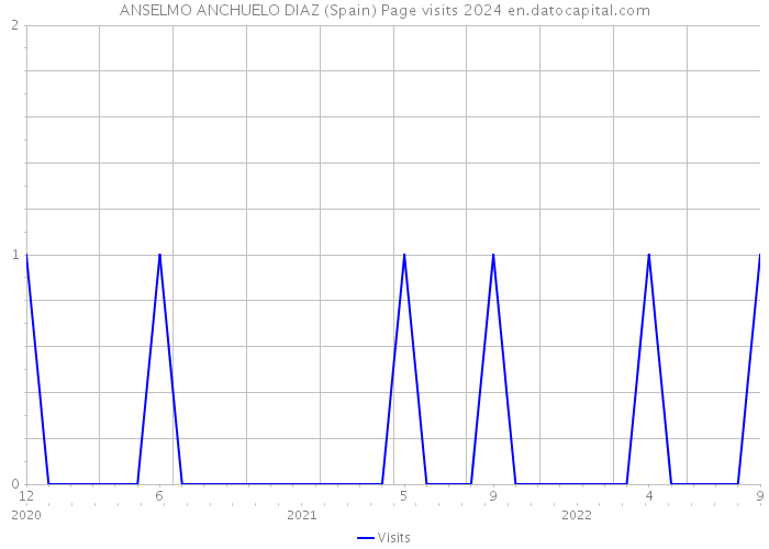 ANSELMO ANCHUELO DIAZ (Spain) Page visits 2024 