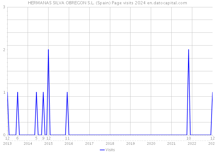 HERMANAS SILVA OBREGON S.L. (Spain) Page visits 2024 