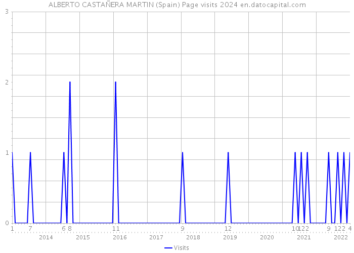 ALBERTO CASTAÑERA MARTIN (Spain) Page visits 2024 