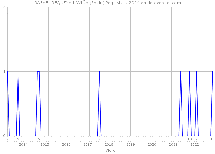 RAFAEL REQUENA LAVIÑA (Spain) Page visits 2024 