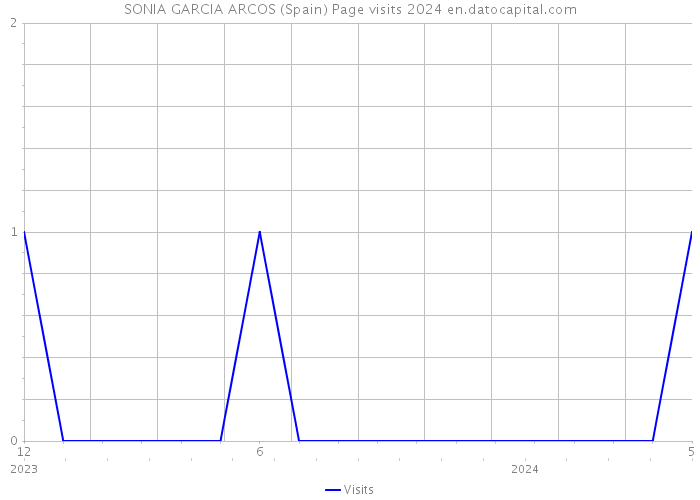 SONIA GARCIA ARCOS (Spain) Page visits 2024 