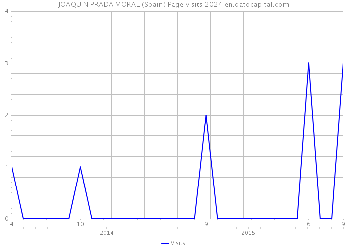 JOAQUIN PRADA MORAL (Spain) Page visits 2024 