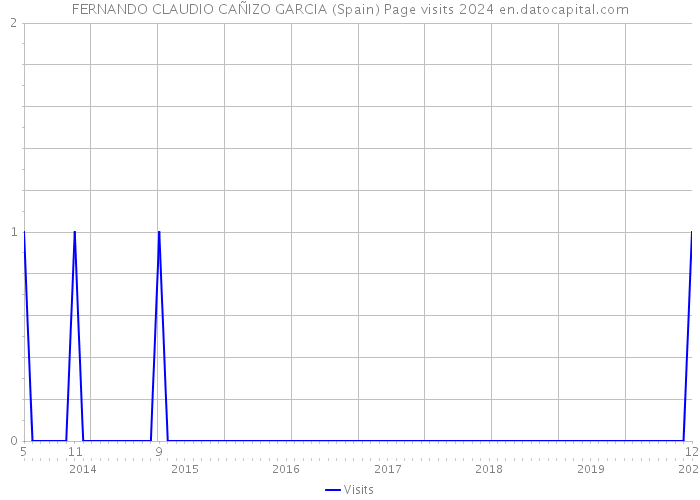 FERNANDO CLAUDIO CAÑIZO GARCIA (Spain) Page visits 2024 