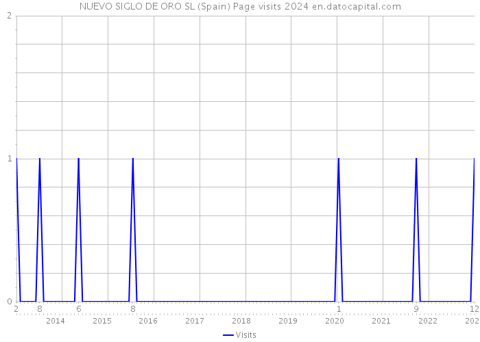 NUEVO SIGLO DE ORO SL (Spain) Page visits 2024 