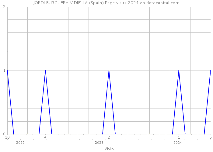 JORDI BURGUERA VIDIELLA (Spain) Page visits 2024 