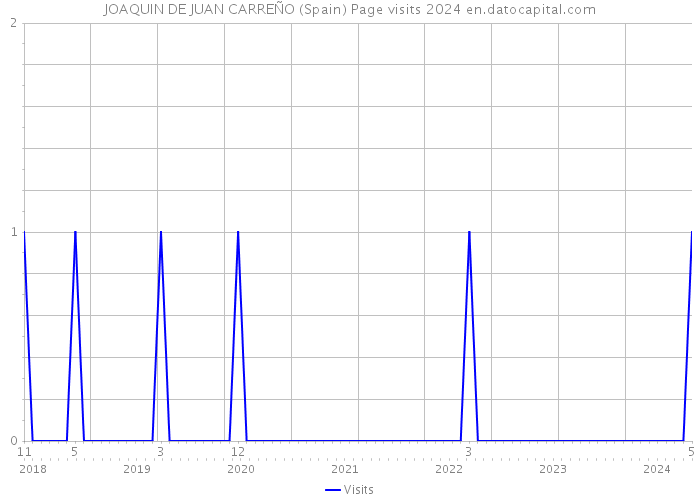 JOAQUIN DE JUAN CARREÑO (Spain) Page visits 2024 
