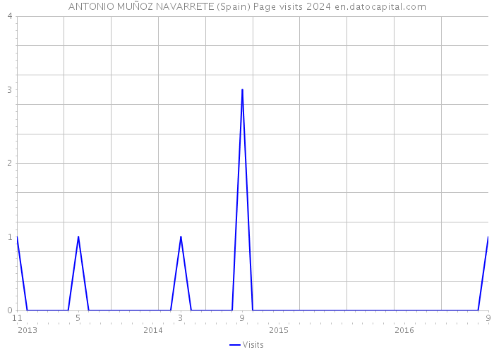 ANTONIO MUÑOZ NAVARRETE (Spain) Page visits 2024 