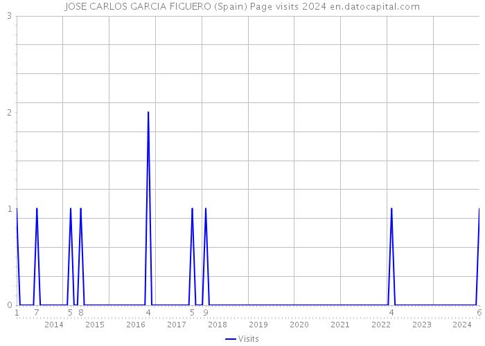 JOSE CARLOS GARCIA FIGUERO (Spain) Page visits 2024 