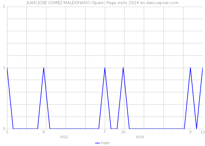 JUAN JOSE GOMEZ MALDONADO (Spain) Page visits 2024 