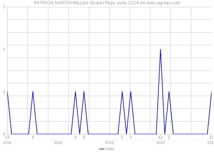 PATRICIA MARTIN MILLAN (Spain) Page visits 2024 
