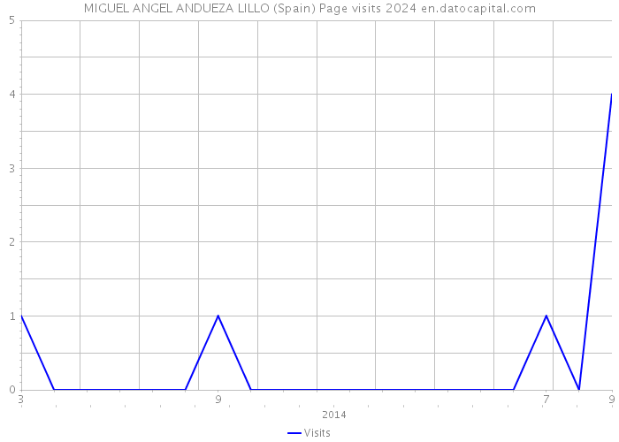 MIGUEL ANGEL ANDUEZA LILLO (Spain) Page visits 2024 