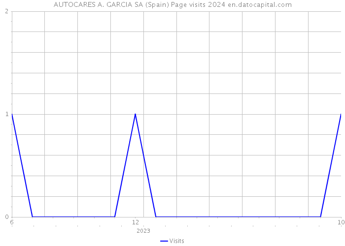 AUTOCARES A. GARCIA SA (Spain) Page visits 2024 