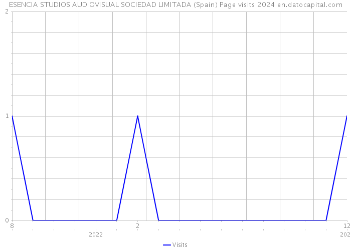 ESENCIA STUDIOS AUDIOVISUAL SOCIEDAD LIMITADA (Spain) Page visits 2024 