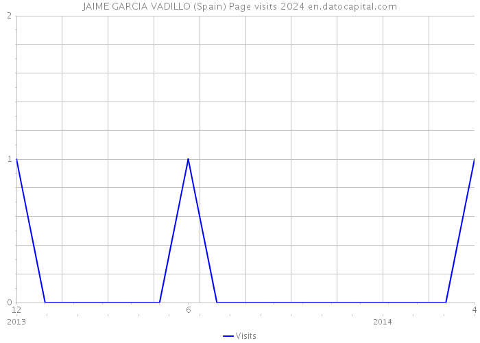 JAIME GARCIA VADILLO (Spain) Page visits 2024 