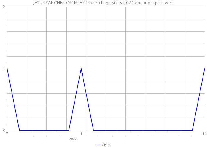 JESUS SANCHEZ CANALES (Spain) Page visits 2024 