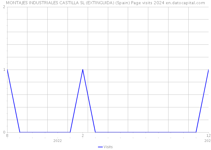MONTAJES INDUSTRIALES CASTILLA SL (EXTINGUIDA) (Spain) Page visits 2024 