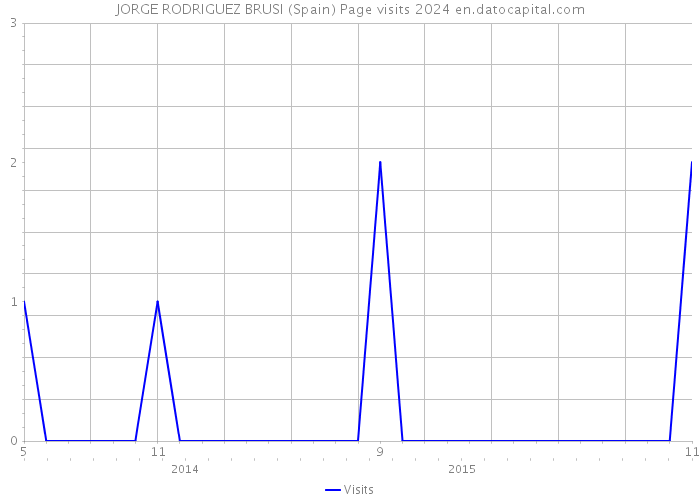 JORGE RODRIGUEZ BRUSI (Spain) Page visits 2024 