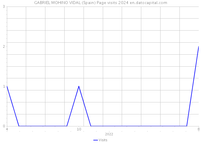 GABRIEL MOHINO VIDAL (Spain) Page visits 2024 